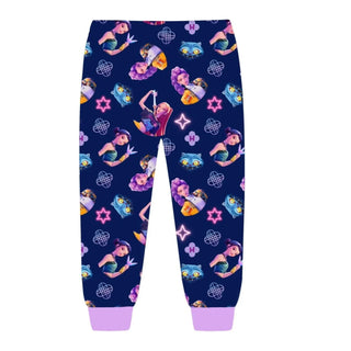 Kpop Demon Hunters Cartoon Kids Clothes Autumn Fashion GirlsLong Sleeve T Shirt + Pants 2pcs Set Children Home Pajamas