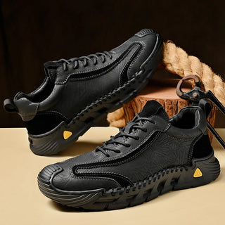 High Quality Men's Casual Shoes Handmade Leather Slip On Loafers Fashion Business Flats Leather Shoes Outdoor Sneakers Moccasins