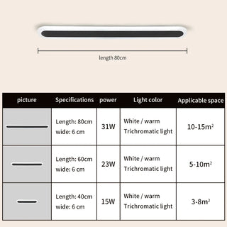 Modern Acrylic Minimalist LED Ceiling Light
