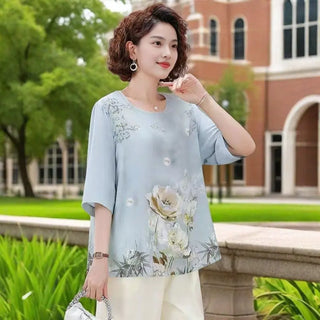 Mom's Fashion 3/4 Sleeve Top