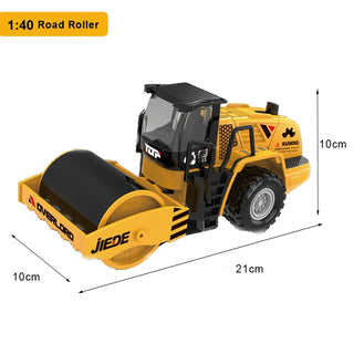 Alloy Road Roller Construction Play Vehicle