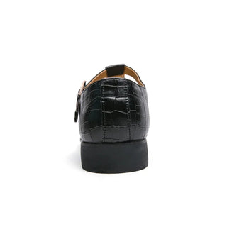 Men Buckle Strap Handmade Loafers Shoes
