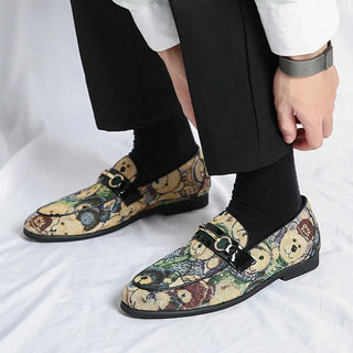 Men Loafers Cartoon Style Footwear