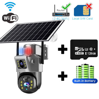 HD Solar Video Surveillance Camera