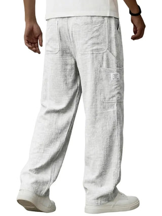 Loose Fit Light Blue Pants