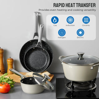 Induction Cookware Nonstick Pots Set