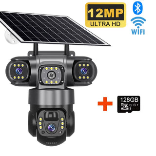 Solar Human Detect Security Camera