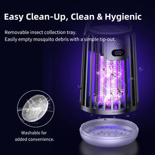 Solar Powered Insect Bugs Zapper Trap