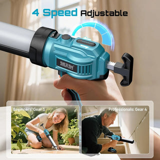 Handheld Cordless Dripless Caulking Gun