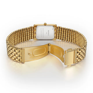 Exquisite Ladies Quartz Gold Wristwatch