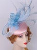 Pink and light blue
