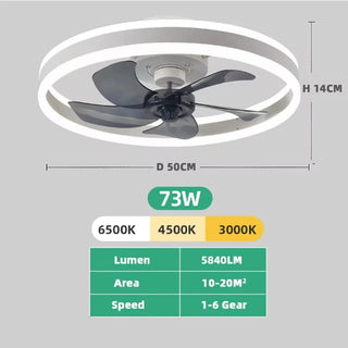 Remote Control Ceiling Fan LED Light