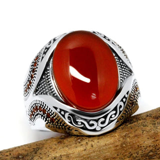 Men's Premium Classic Oval Stone Ring - Epictzar Intl.
