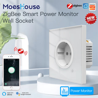 Smart Wall Socket Glass Panel Outlet