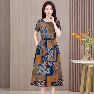 Bohemian Print O - Neck Party Dress - Epictzar Intl.