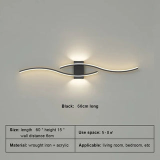 Modern Long Strip Wall Lighting