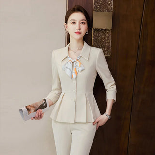 Elegant Business Women Pants Suits