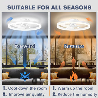 App Control Ceiling Fan LED Lamp