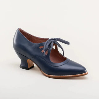 Women's Hollow-tied Chunky Heels Shoes
