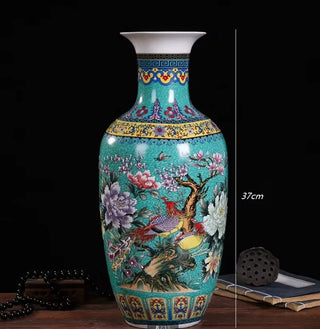 Ceramic Flowers Decoration Arrangement Vase