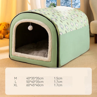Self-Warming Indoor Sleeping Kennel
