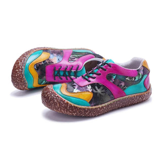 Genuine Leather Comfortable Floral Party Shoes