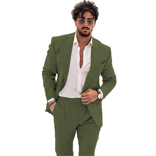 Stylish Tuxedo 2Pcs Men Wedding Suits