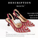 A PAIR SHOES RED