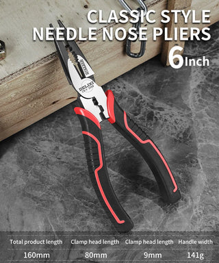 Multifunction Pliers Set Needle Diagonal Pliers Stripper Wire Cutters Wire Pliers Nose Pliers Electrician Repair Tools