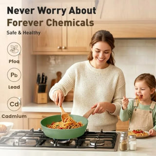Non Stick Granite Pots & Pan Cookware Set