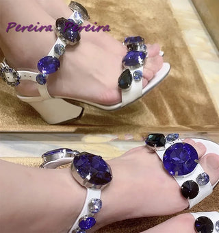 Luxury Gemstone Classic Bohemian Style Sandals