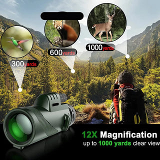 Portable Wildlife Hunting HD Monocular