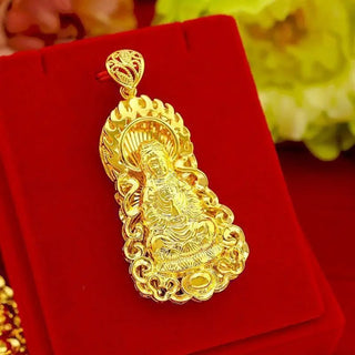 Men AU999 24K Gold Chain & Pendant - Epictzar Intl.