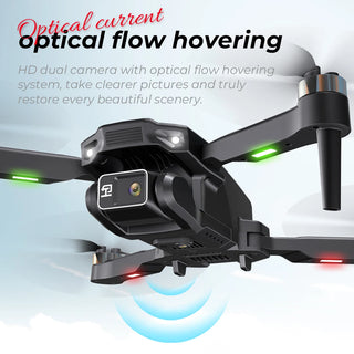H16 Mini RC Drone Dual Camera HD Wifi Fpv Photography Brushless Foldable Quadcopter Professional Optical Flow Drones Toys 14Y+