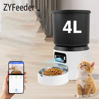 Smart 4L Automatic WiFi Camera Pet Feeder