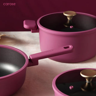 Kitchen 17 Pcs Nonstick Cookware Sets