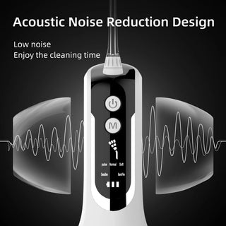 Dental Floss Portable Cordless L12 Oral Irrigator 5 Cleaning Modes Waterproof Rechargeable Dental Cleaner 4 Nozzles Clean Gums
