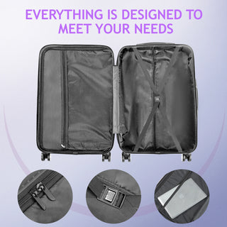 Diamond 3-in-1 Stripes Trolley Case