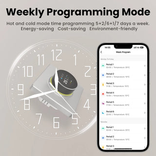 MIUCDA Tuya WiFi Knob Thermostat Smart Temperature Controller Electric Heating Water Gas Boiler Works With Alexa Google Home