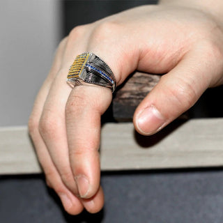 Men's Zircon Punk Festival Ring - Epictzar Intl.