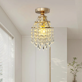 Artificial Crystal Ceiling Lighting Fixtures
