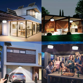 Outdoor Solar Pendant Motion Sensor Light