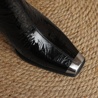 Genuine Leather Women Ankle Boots