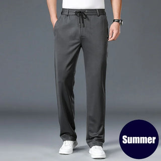 Men's Classic Elastic Waist Pants