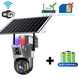 HD Solar Video Surveillance Camera