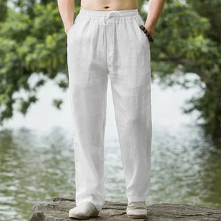 Men's Linen Loose Beach Pants