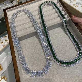 Luxury Shining Sparkling Crystal Necklace