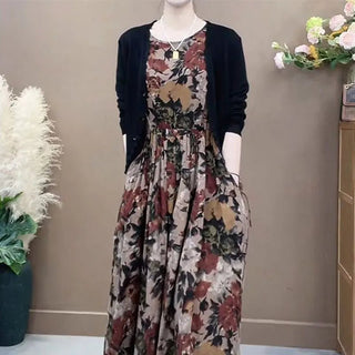 Women's Floral Printed Elegant Maxi Dress - Epictzar Intl.
