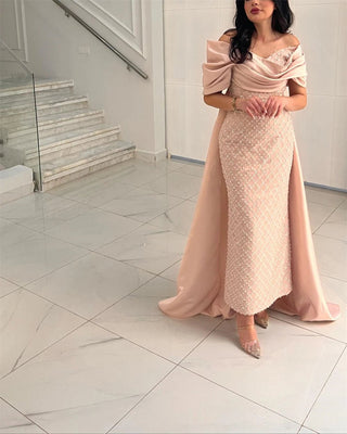 Elegant Off Shoulder Formal Evening Gown - Epictzar Intl.
