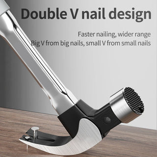 Multifunction Non-slip Shockproof Steel Hammer Hand Tool Magnetic Claw Hammer for Woodworking Automatic Nail Suction Hammer